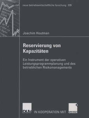 cover image of Reservierung von Kapazitäten